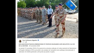 GPS CÔTE DIVOIRE APPELLE À LA FERMETURE TOTALE ET PACIFIQUE DE LA BASE MILITAIRE FRANÇAISE [upl. by Notwal]