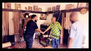 KCEE Visits Mike Ejeagha In Enugu Plays His Song That He sang [upl. by Yart]