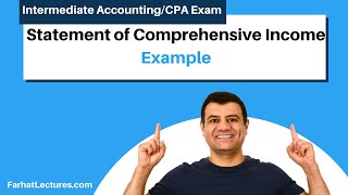 Statement of Comprehensive Income  Reclassification Adjustment  Intermediate accounting CPA Exam [upl. by Adnol]