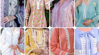 How to designs your Lawn dresses with Laces  printed Suit new lace design  Laces dress designs [upl. by Allenaj957]