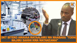 DKT BITEKO AWAVAA WATAALAMU WA MAABARA TOENI MAJIBU SAHIHI KWA WATANZANIA [upl. by Viole]