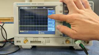 ECED Lab  RampS RTC1002 Oscilloscope  Pulse Width Trigger [upl. by Aecila394]