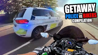 BIKERS VS COPS  Motorcycle Police Chase Compilation 2023 [upl. by Anilegna]