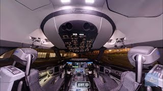 360° Cockpit View Boeing 787 Dreamliner [upl. by Charry697]