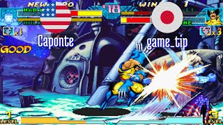 FT5 mvsc Caponte US vs gametip JP Marvel vs Capcom Fightcade Jun 22 [upl. by Ailegna]