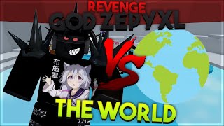 GOD ZEPYXL Vs THE WORLD In Tower Of Hell INTENSE [upl. by Aika9]