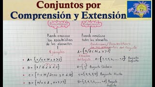 🔴🟢Determinación de Conjuntos por Extensión y Comprensión  Juliana la Profe [upl. by Sevein64]