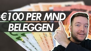 €100 per maand beleggen  Van €100 pm naar €550000 vermogen [upl. by Airol192]