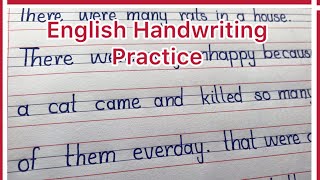 1 page English writing practice  improve your handwriting on 4 line notebook  Handwriting sudhar [upl. by Eboh]