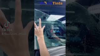 ceramic Window Film Heat rejection 75 suncontrolfilm heatrejection shots [upl. by Hoang]