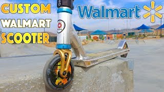 CUSTOMIZING WALMART SCOOTER INTO A PRO SCOOTER [upl. by Alram]