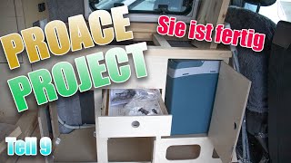 PROJECT PROACE  Campervan Projekt Teil 9 Die Küche  Fertig diesmal wirklich 🚐🥗 🏗🏔 [upl. by Koppel]