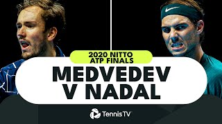 Daniil Medvedev vs Rafael Nadal Battle  Nitto ATP Finals 2020 Extended Highlights [upl. by Ehrman476]