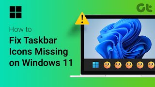 How to Fix Taskbar Icons Missing on Windows 11  Taskbar Icons Not Showing  2024 Tutorial [upl. by Mehalek]