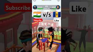 Slap king 👑 🇮🇳 vs 🇧🇧 viral shorts trending gaming gameplay games slap slapking [upl. by Hgiellek429]