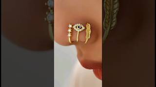 Latest nose ring designs gold nose ring nosering nosepin shorts fasion [upl. by Brew]