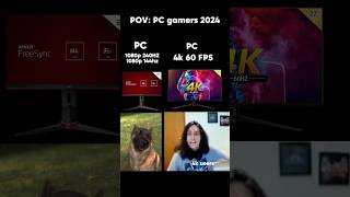 4k 60hz or 1080p 144hz240hz pc pcgaming gamingpc pcbuild fyp [upl. by Teresa]