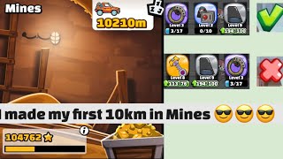 I Conquered the First 10km in Mines with CCEV in Hill Climb Racing 2 [upl. by Leese]