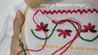 Discover the MOST BEAUTIFUL Basic Hand Embroidery Stitch [upl. by Liemaj]