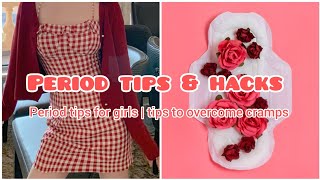 Period Tips For Girls🩸Hacks For Periods✨aesthetic periods hygiene [upl. by Michail]