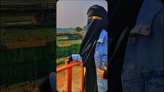 Chaya hoye theko pashe sarajibon love song romantic hijabqueen shortvideo broken foryou [upl. by Gereld]