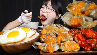 알이 한 가득 간장게장 양념게장 밥도둑 먹방🦀RAW MARINATED CRAB MUKBANG ASMR [upl. by Athalla132]