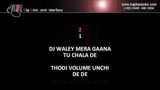 Dj Wale Babu  Video Karaoke Lyrics  Dj wale babu Vocals Badshah Baji Karaoke [upl. by Dercy]