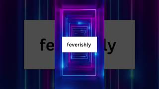 Meaning of feverishly and scribbling explore foryou shorts englishfacts jennaortegainterview [upl. by Atarman584]