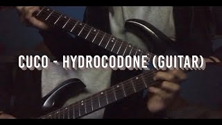 Cuco  Hydrocodone Guitar cover  tabs [upl. by Lucic137]