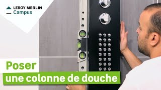 Comment poser une colonne de douche  Leroy Merlin [upl. by Narda]