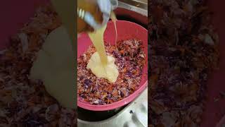 easy homemade coleslaw in seconds [upl. by Robi]