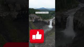 Bucket list Ram Falls Alberta a mustsee shorts travel bucketlist wanderlust [upl. by Nad]