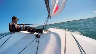 GoPro HD RS AERO one of the worlds best singlehanded dinghy sailboats [upl. by Magdala583]