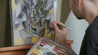 How to paint like Pablo Picasso Cubism – with Corey DAugustine  IN THE STUDIO [upl. by Judsen]