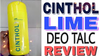 Cinthol Lime Talcum Powder Review  Talcum Powder For Men [upl. by Nihsfa]