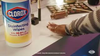 Chromeos quotClorox Wipequot fits right in with this Clorox disinfecting wipes commercial [upl. by Akirdnahs]