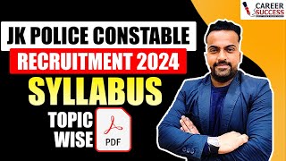 Jkp Constable  Full Syllabus  Jkp Constable 2024 recruitment [upl. by Gambell]