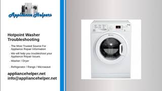 Hotpoint Washer Troubleshooting [upl. by Frazer248]