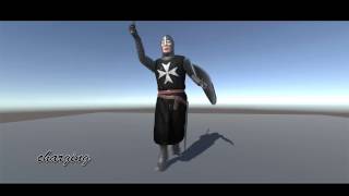 Hospitaller knight Unity5 demo [upl. by Ragse]