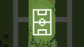 Minecraft How to Build a FootballSoccer Mini Game [upl. by Hpesoy]