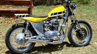 Yamaha xs650 flat trackerWMV [upl. by Merrielle489]