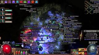 Path of Exile Cells 73 Map Run [upl. by Hsekin]