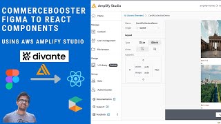 Figma to React components using AWS Amplify studio for Divante commerceBooster UI templates [upl. by Locklin]