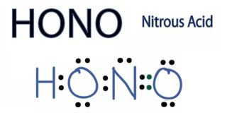 HONO Lewis Structure How to Draw the Lewis Structure for HONO [upl. by Gerek603]