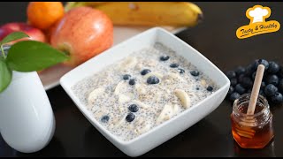 Guarantee Weight loss Breakfast  Overnight Oats  Oats and Chia seeds [upl. by Dudden]