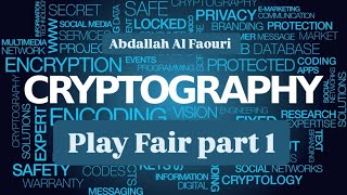 Cryptography Ju  Playfair part 1 [upl. by Alohcin]