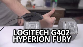 Logitech G402 Hyperion Fury Gaming Mouse  Inhumanly Fast [upl. by Lahcym]