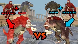 King Raiju Vs King Ralph  Hybrid Titan Arena S4E6  SPORE [upl. by Garnes239]