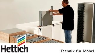 ArciFit 100 Montagehilfe für ArciTech Schubkästen von Hettich [upl. by Mortensen]