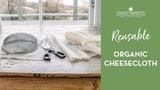 3 SIMPLE STEPS How to REUSE CHEESECLOTH [upl. by Matejka]